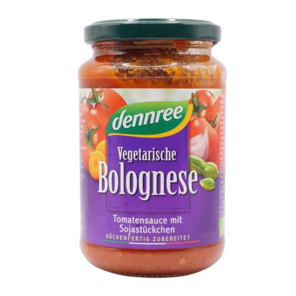 dennree vegetáriánus bolognai szósz szójadarabokkal