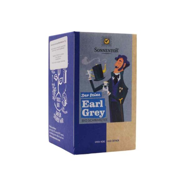 sonnentor bio earl grey fekete tea