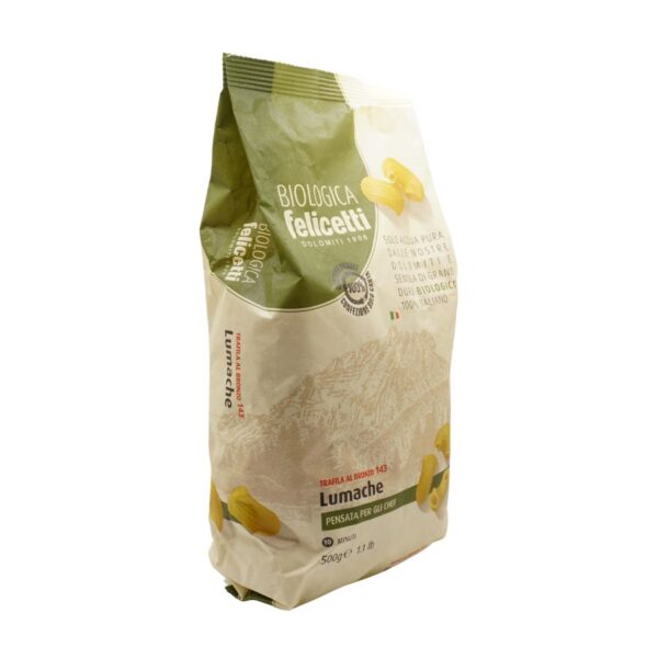 biologica bio durum lumache tészta 500g