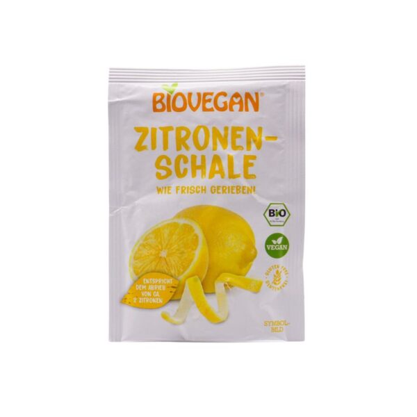 A Biovegan reszelt, fagyasztva szárított citromhéj természetes módon finomítja süteményeit, péksüteményeit, desszertjeit, mártásait és italait a napérlelte bio citrom frissességével.